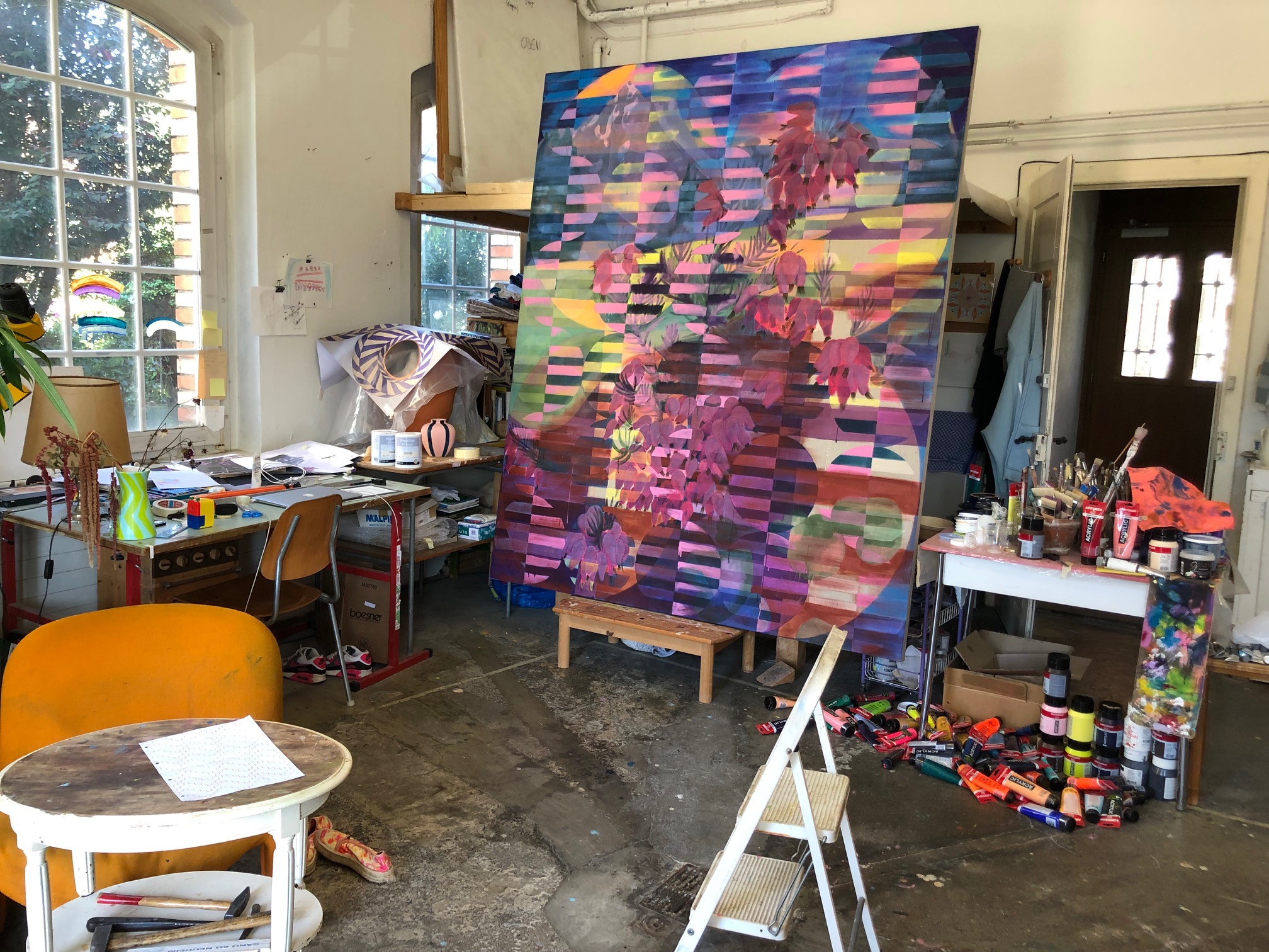 An insight into the artist’s creative process, the lasting impact of her multicultural background – and why she must visit her studio alone<br />
