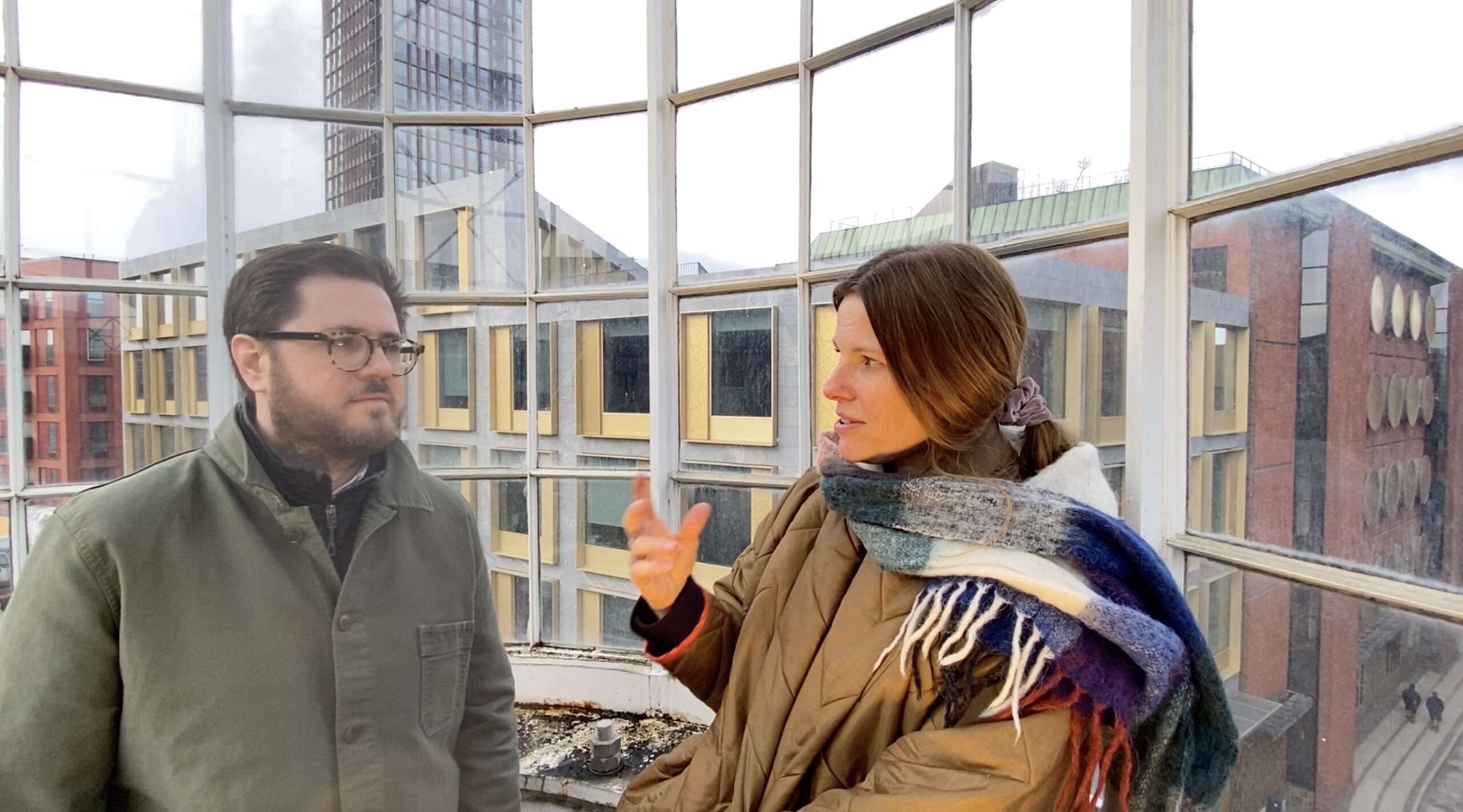 “Conversations from the Lighthouse” is a new editorial series of 5-minute interviews with our artists, taking place at the top of von Bartha’s Copenhagen venue lighthouse. Join us as we talk about art, architecture, exhibition spaces and everything in between.