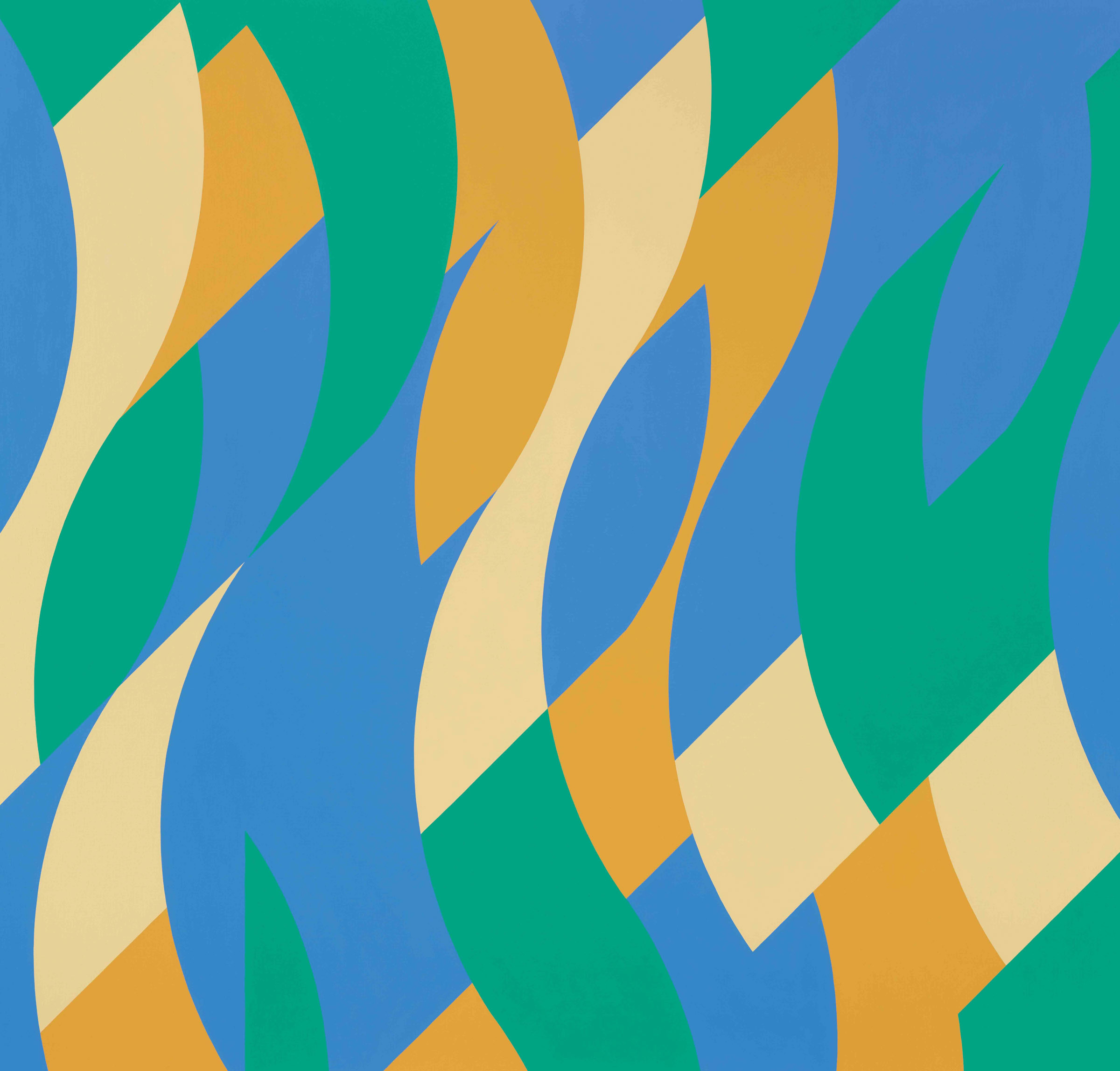 Bridget Riley_Rêve_1999_oil on canvas_Bridget Riley Collection_(C) 2022 Bridget Riley, All rights reserved