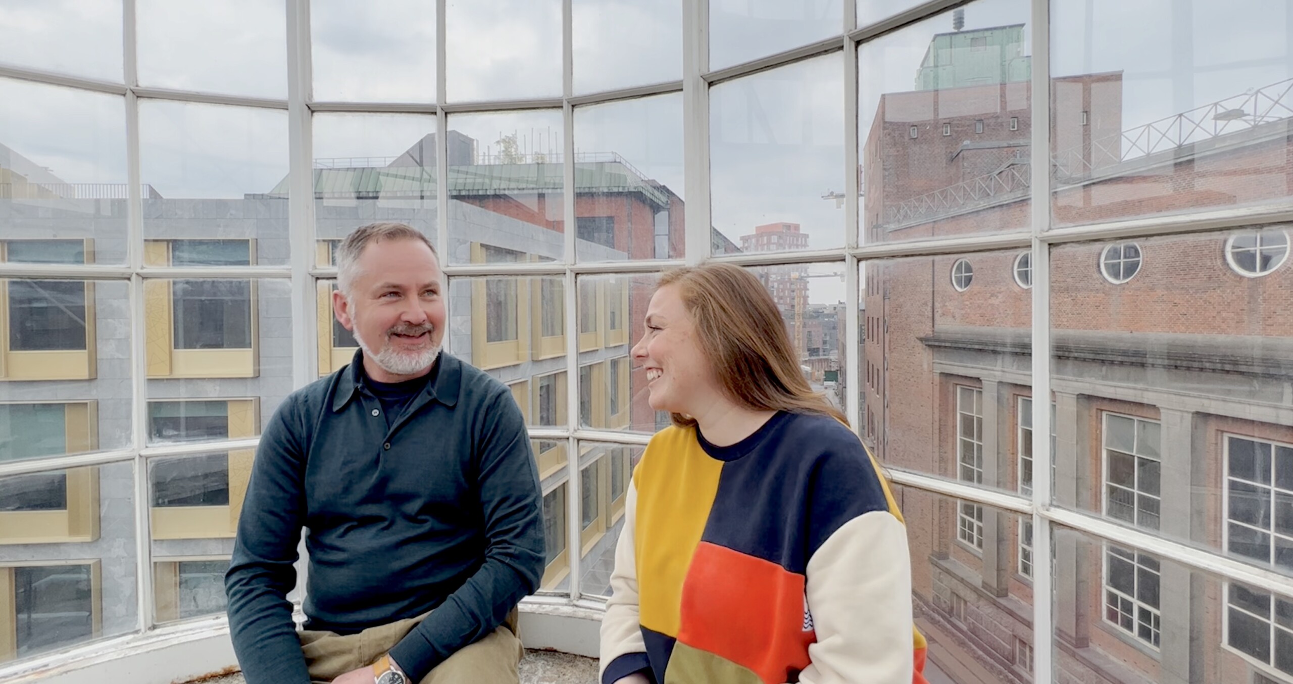 “Conversations from the Lighthouse” is a new editorial series of 5-minute interviews with our artists, taking place at the top of von Bartha’s Copenhagen venue lighthouse. Join us as we talk about art, architecture, exhibition spaces and everything in between.